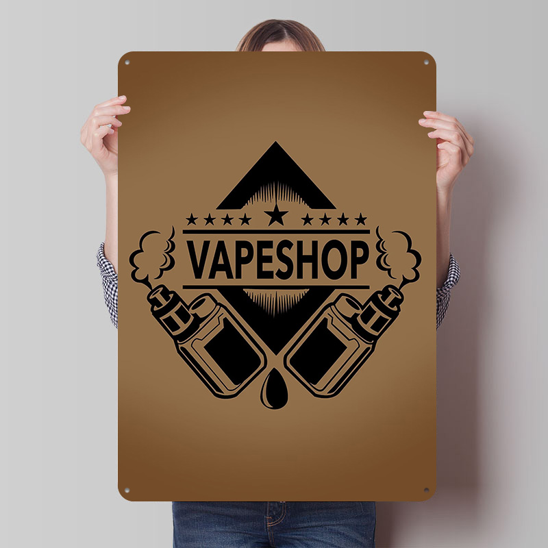 Vaping Shop - Plakaty z logo sklepu z vape,