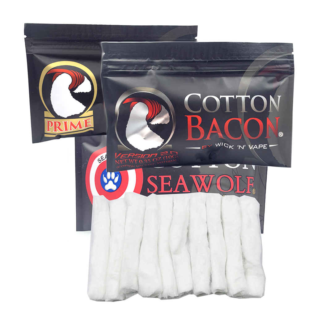 2 paczki bawełna Bacon Prime s – Vaping Goods recenzja i cena