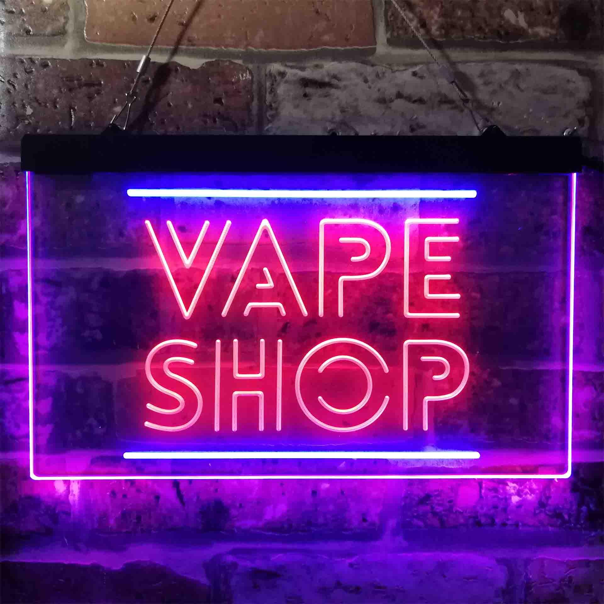 VAPE SHOP Dwukolorowy neon LED – Vaping Shop recenzja i cena