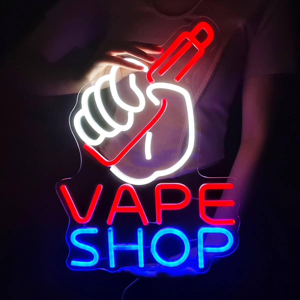 VAPE Shop Neon Sign for Smoke  – Vape Decoration recenzja i cena