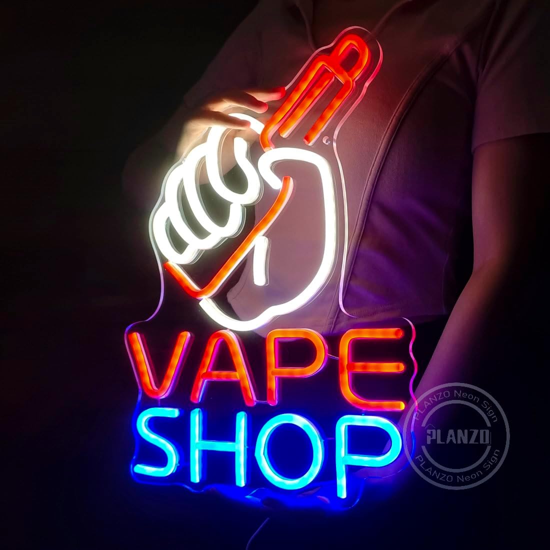 VAPE Shop Neon Sign for Smoke  – Vape Decoration recenzja i cena