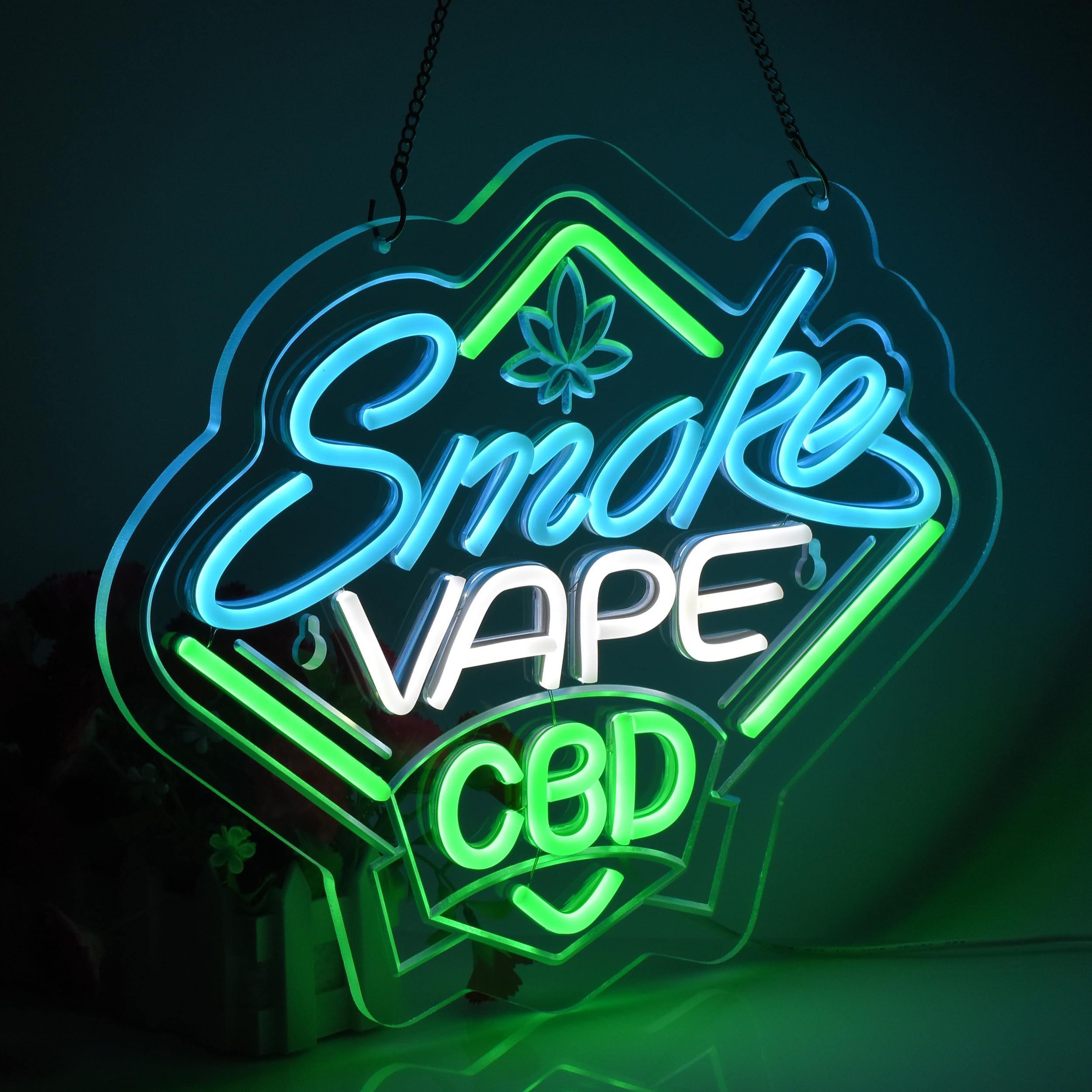 Neonowy szyld sklepu z tytonie – Vaping Shop recenzja i cena