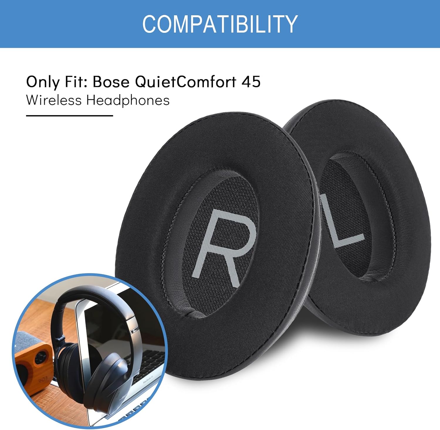 Wymienne nauszniki z żelem chł – Bose Headphone Qc45 recenzja i cena