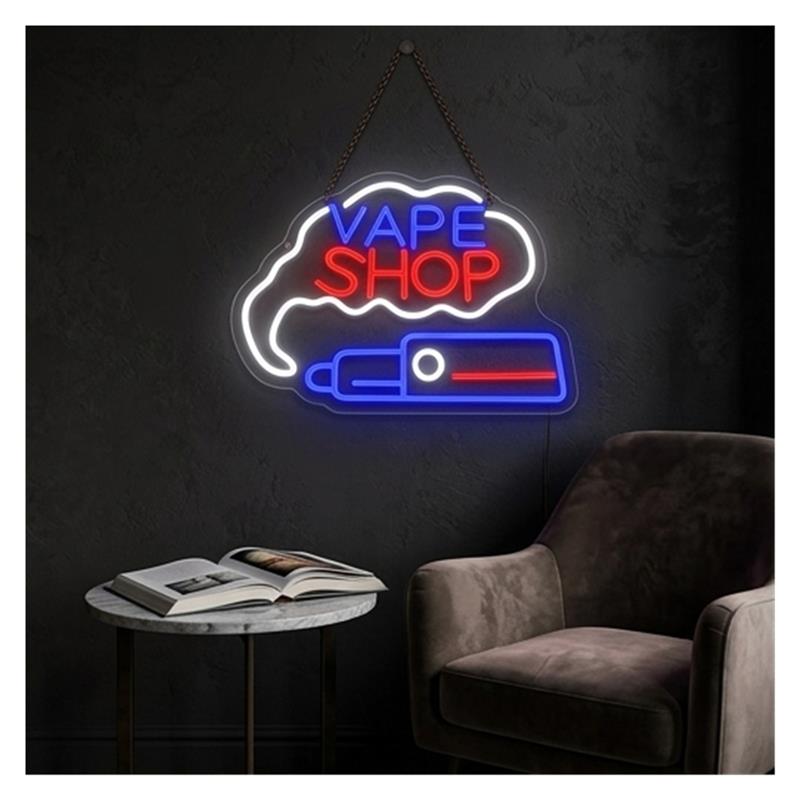 Neonowy szyld LED USB z możliw – Vaping Shop recenzja i cena