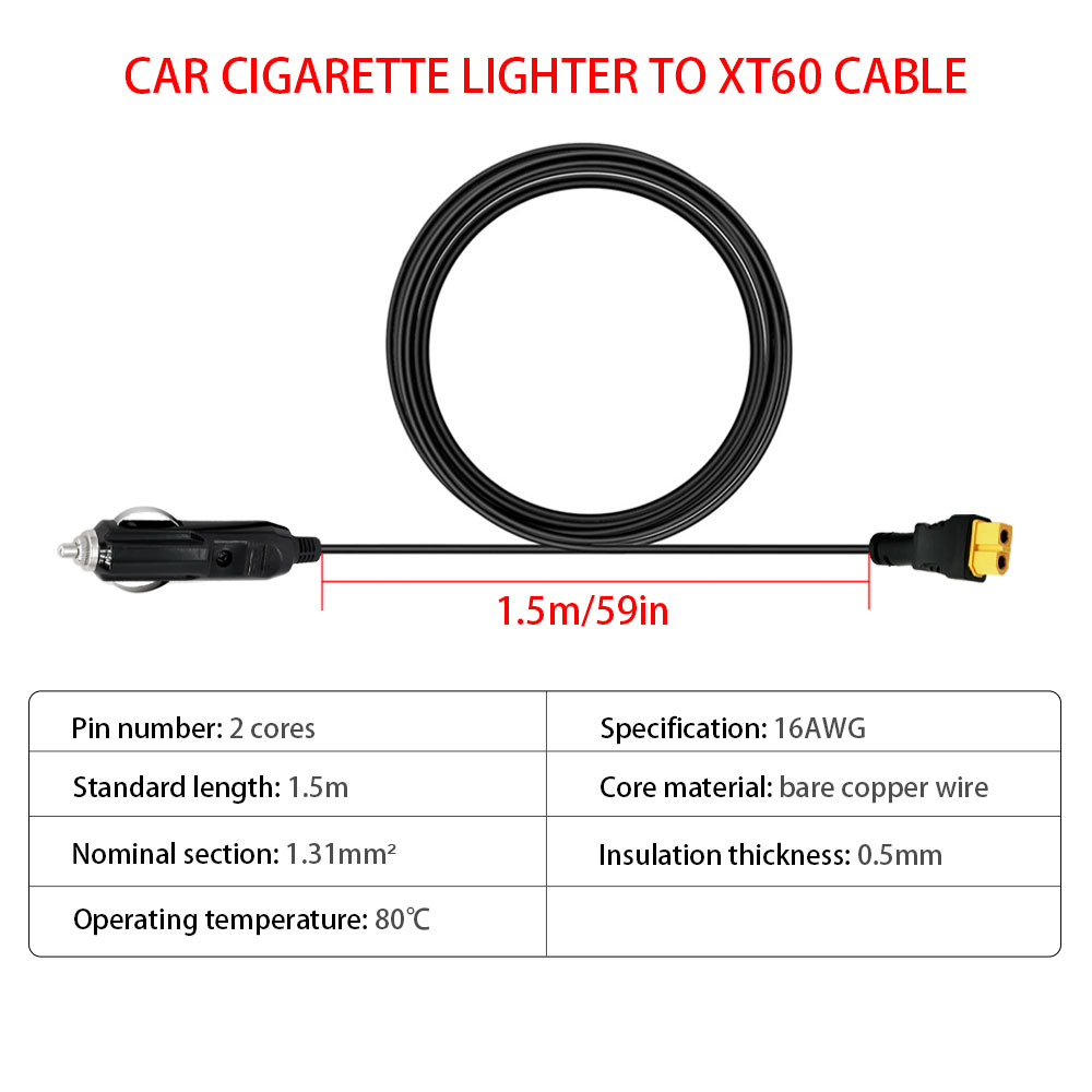 XT60 16AWG Wtyczka do zapalnic – Accessories Experts Vape recenzja i cena